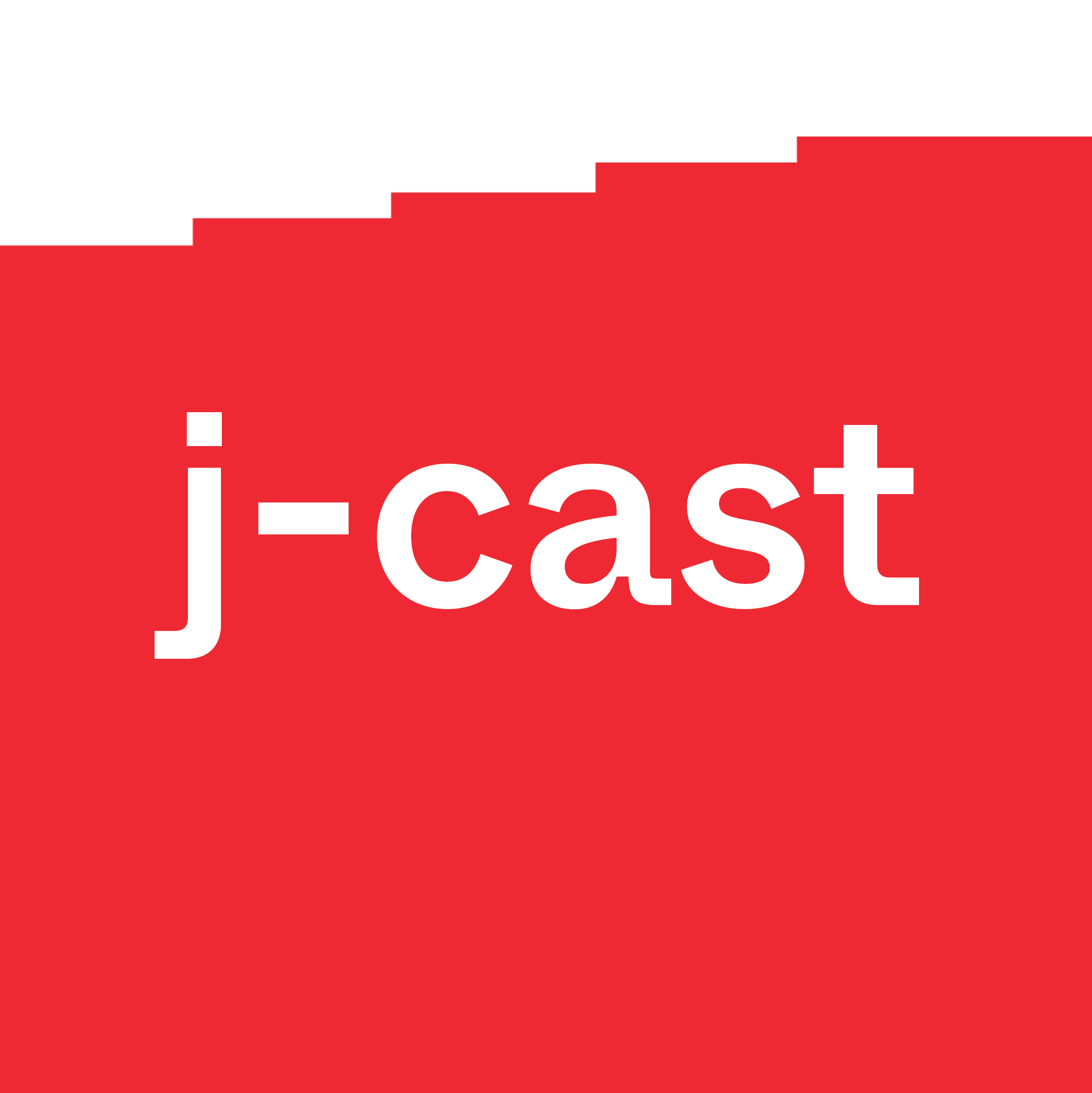 Logo j-castu, podcastu o současných židovských a izraelských tématech